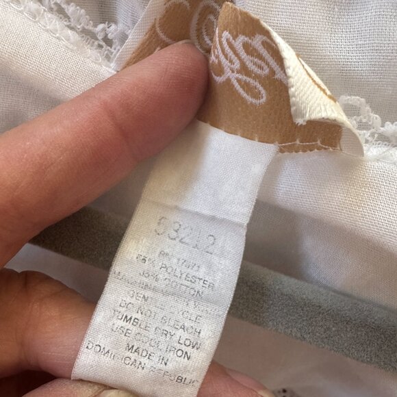 Cachet Vintage Gown and Robe Combo White Eyelet Lace Size 12/14 - Picture 8 of 8